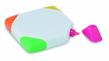 Logo trade promotional giveaways picture of: Square shaped highlighter