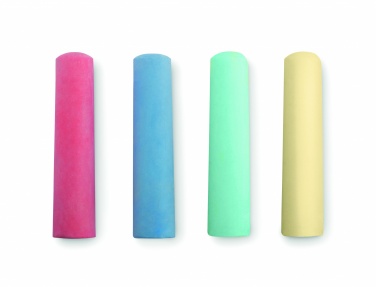 Logo trade advertising products image of: 4 chalk sticks