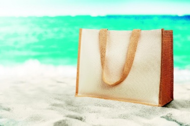 Logotrade promotional giveaways photo of: Jute and canvas shopping bag