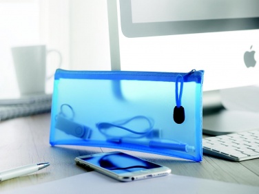 Logo trade corporate gifts image of: PVC pencil case