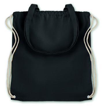 Logotrade promotional product picture of: 220gr/m² canvas 2 function bag