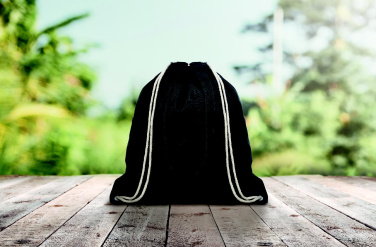 Logo trade promotional giveaways picture of: 220gr/m² canvas 2 function bag