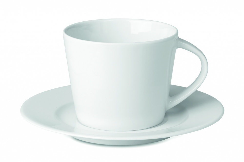Logo trade corporate gifts picture of: Cappuccino cup and saucer
