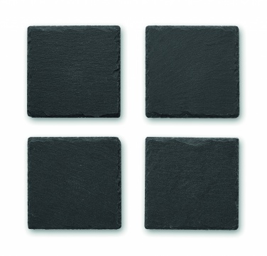 Logotrade promotional gift image of: Slate coasters with EVA bottom