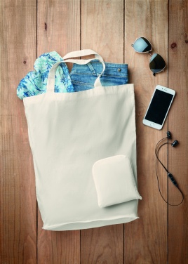 Logo trade promotional giveaway photo of: 100gr/m² foldable cotton bag