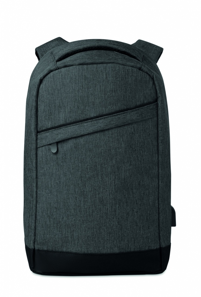 Logotrade promotional giveaway picture of: 2 tone backpack incl USB plug