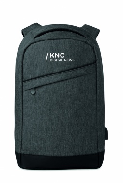 Logotrade promotional item picture of: 2 tone backpack incl USB plug