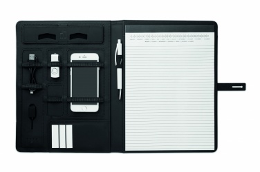 Logo trade promotional products picture of: A4 folder w/wireless charger5W