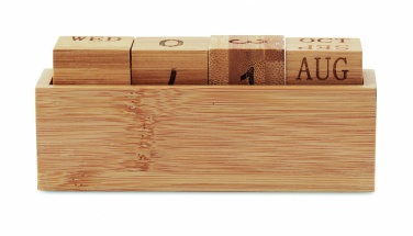 Logotrade business gift image of: Bamboo calendar