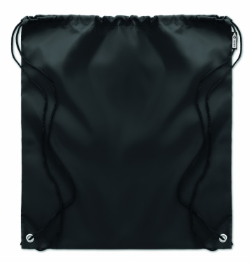 Logo trade corporate gifts image of: 190T RPET drawstring bag