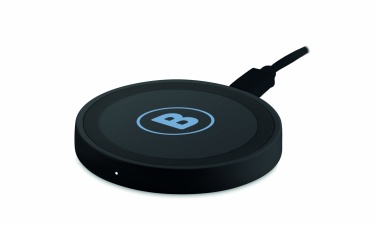 Logo trade promotional merchandise picture of: Small wireless charger 5W