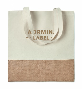 Logo trade promotional giveaways image of: 160gr/m² cotton shopping bag