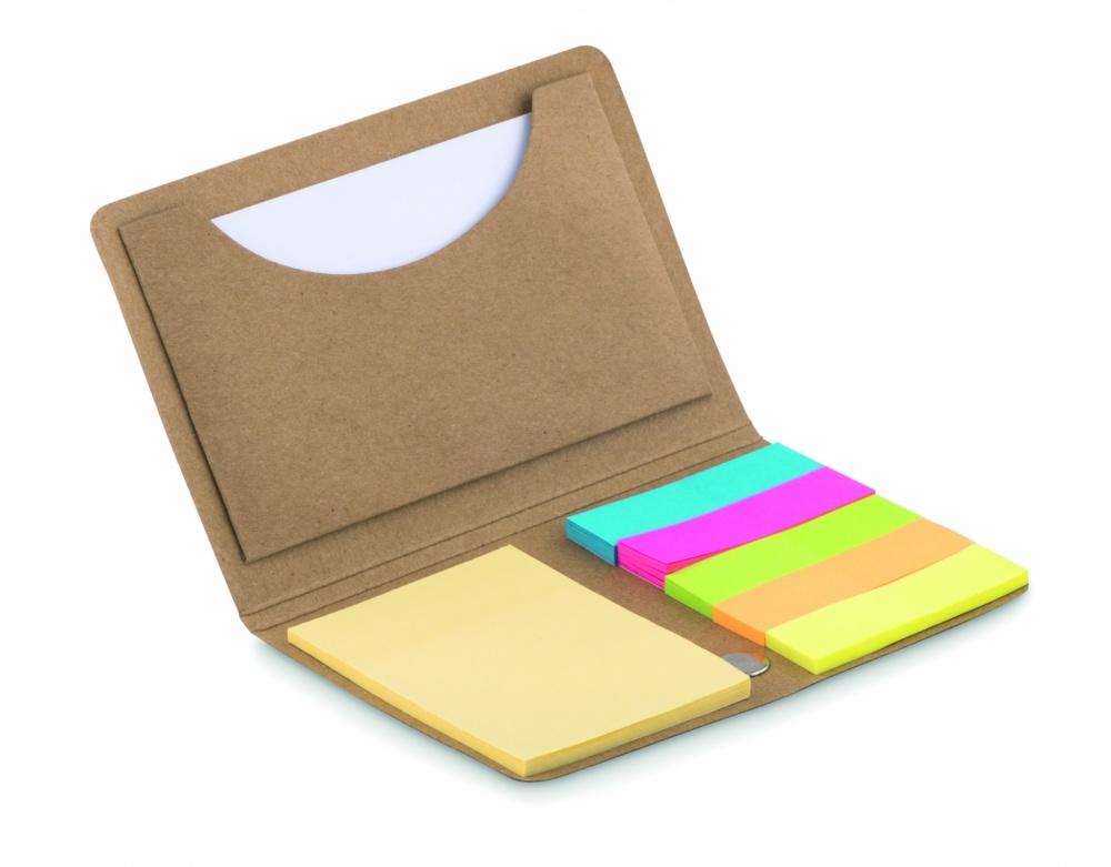 Logo trade promotional gifts picture of: Card holder with memo set