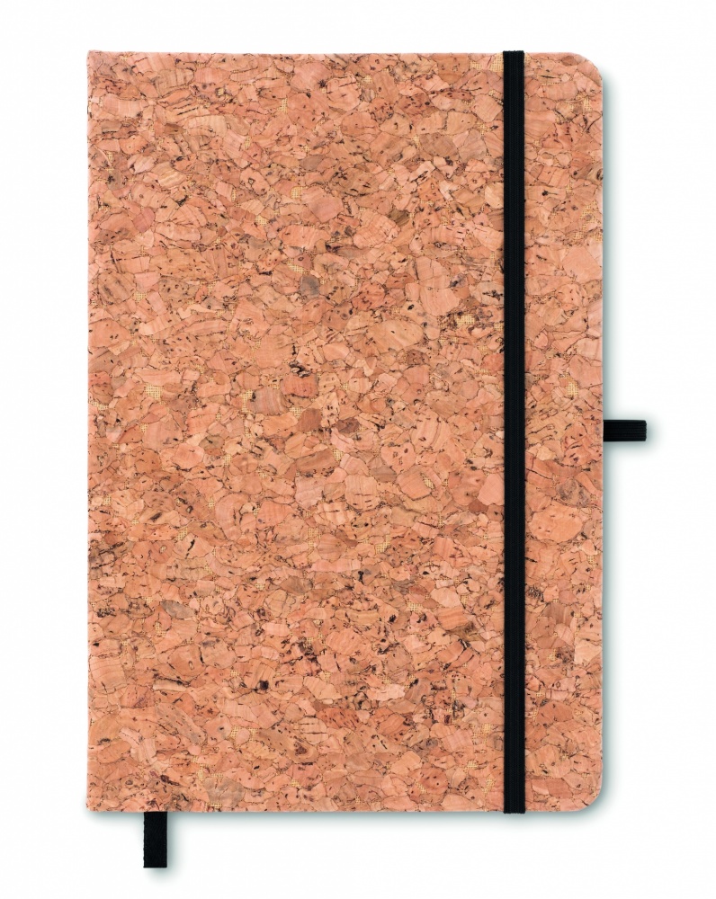 Logotrade promotional giveaway picture of: A5 cork notebook 96 lined