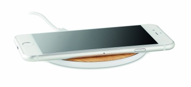 Logo trade promotional merchandise photo of: Wireless charger round 5W TISPAD