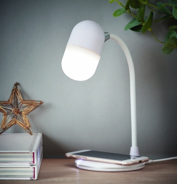 Logotrade corporate gift picture of: Wireless charging lamp speaker