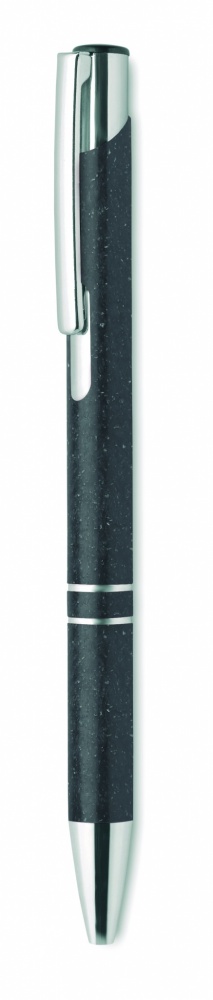 Logo trade corporate gift photo of: Wheat Straw/ABS push type pen