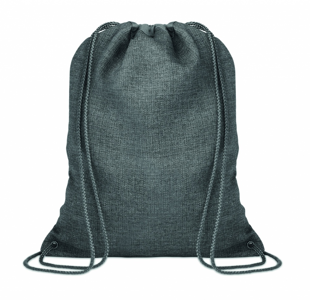 Logotrade promotional giveaway picture of: 1200D heathered drawstring bag