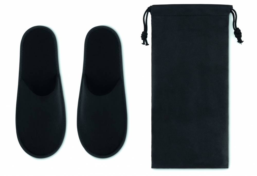 Logotrade business gift image of: Pair of slippers in pouch