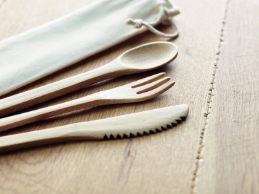 Logotrade promotional merchandise photo of: Bamboo cutlery set