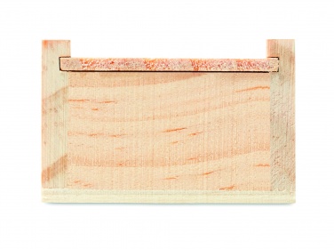 Logotrade promotional product picture of: Stationery set in wooden box