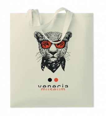 Logo trade promotional merchandise photo of: 140gr/m² cotton shopping bag
