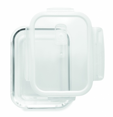 Logotrade corporate gift image of: Glass lunchbox & PP lid 900ml