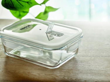 Logo trade advertising product photo of: Glass lunchbox & PP lid 900ml