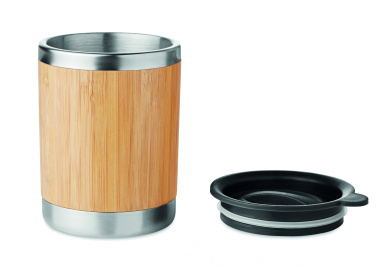 Logotrade promotional gift image of: Tumbler in bamboo cover 250ml