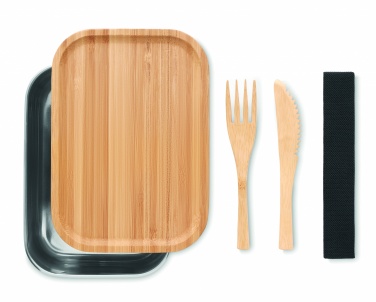 Logo trade promotional items image of: Stainless steel lunchbox 600ml