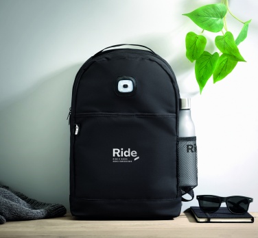Logotrade promotional gifts photo of: Backpack in RPET & COB light