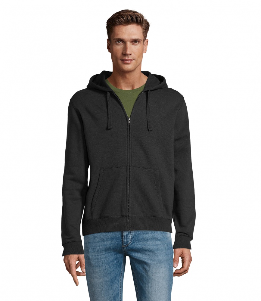 Logo trade corporate gifts picture of: SPIKE MEN ZIP HOODIE SWEAT