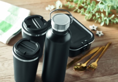 Logo trade promotional gifts image of: Stainless steel double wall set