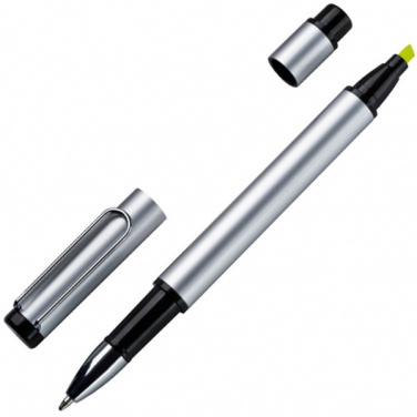 Logo trade promotional gifts picture of: Metal duo pen GETAFE