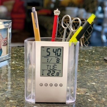 Logotrade corporate gift image of: Acrylic desk pen holder MADRID