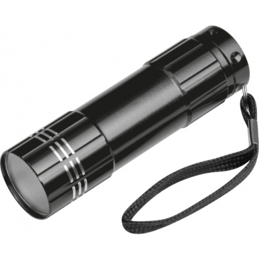 Logo trade promotional merchandise image of: 6 COB metal torch MONTARGIS