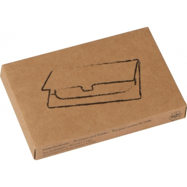 Logo trade corporate gift photo of: Metal business card holder CORNWALL