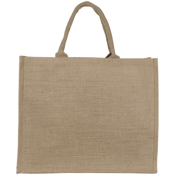 Logo trade promotional merchandise image of: Jute bag, big HANNOVER