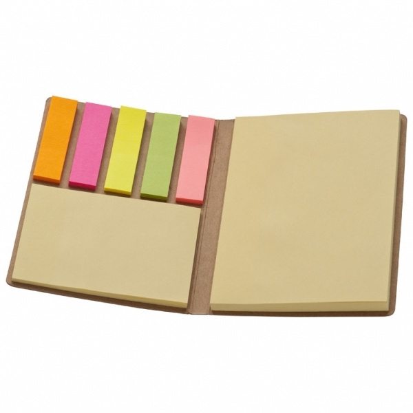 Logo trade promotional giveaways picture of: Adhesive note pad BURLINGTON