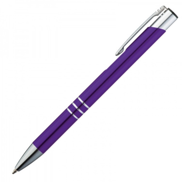 Logo trade advertising product photo of: Metal ballpen ASCOT