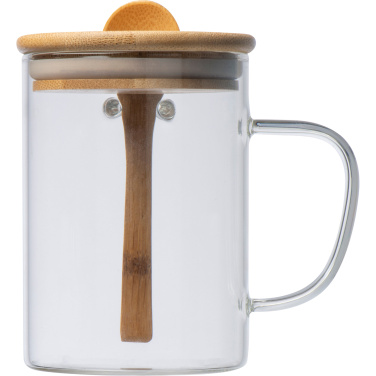 Logo trade promotional product photo of: Glass mug JACKSON 420 ml