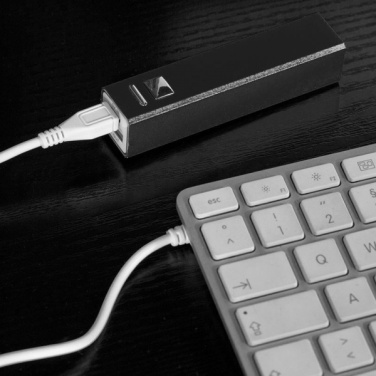 Logotrade advertising products photo of: Metal power bank PORT HOPE 2200mAh