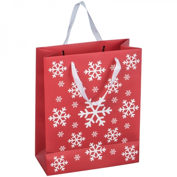 Logo trade promotional items image of: Big Christmas paper bag ROMBAS