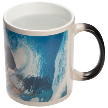 Logo trade advertising product photo of: Colour-changing sublimation mug SIRMIONE 300 ml