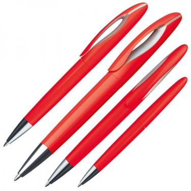 Logo trade corporate gifts image of: Plastic ballpen FAIRFIELD