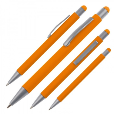 Logotrade advertising products photo of: Metal ballpen touch pen soft touch SALT LAKE CITY