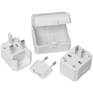 Logotrade promotional item image of: Travel adapter PERU