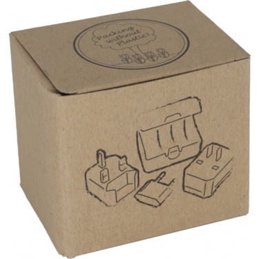 Logo trade corporate gift photo of: Travel adapter PERU