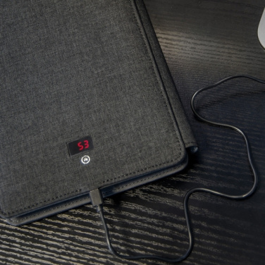 Logo trade corporate gifts picture of: Power bank folder Leno