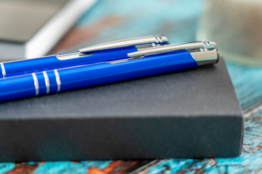 Logotrade promotional product picture of: Metal writing set CLAREMONT